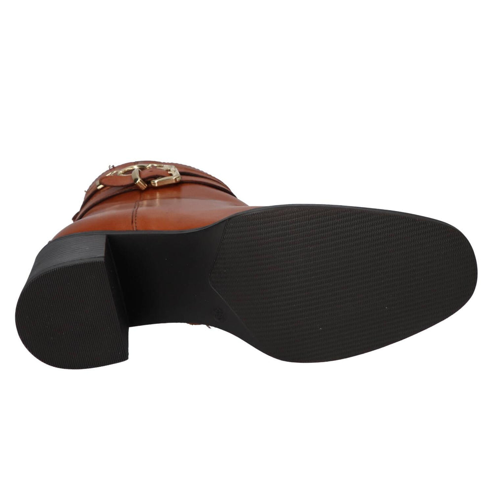 Booties, Cognac