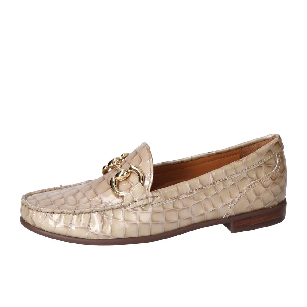 Chaussures à enfiler, Beige clair