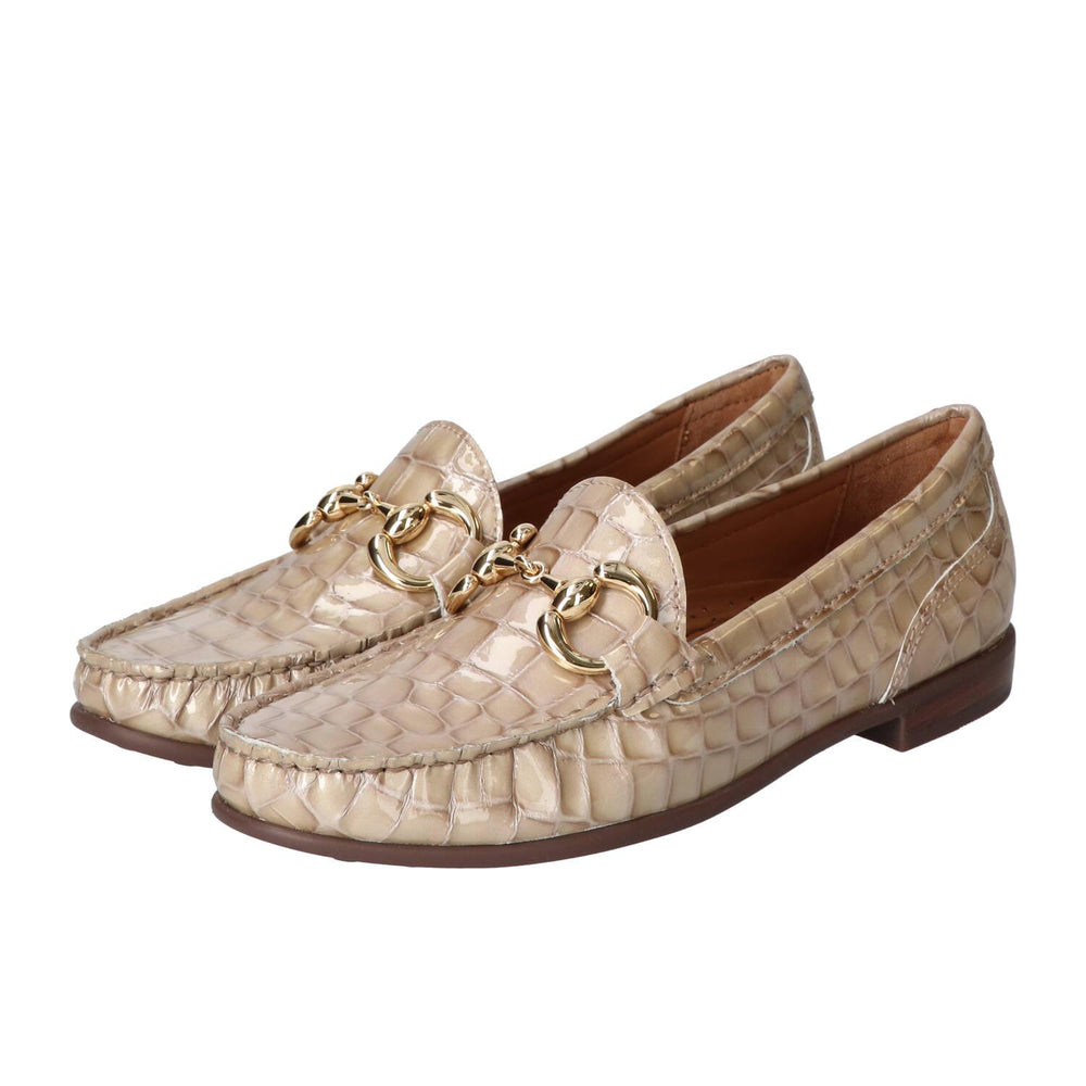 Chaussures à enfiler, Beige clair