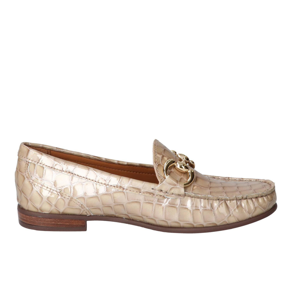 Chaussures à enfiler, Beige clair