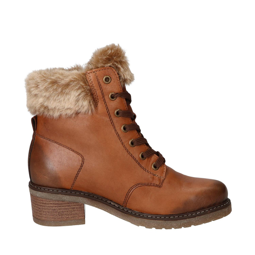 Booties, Cognac