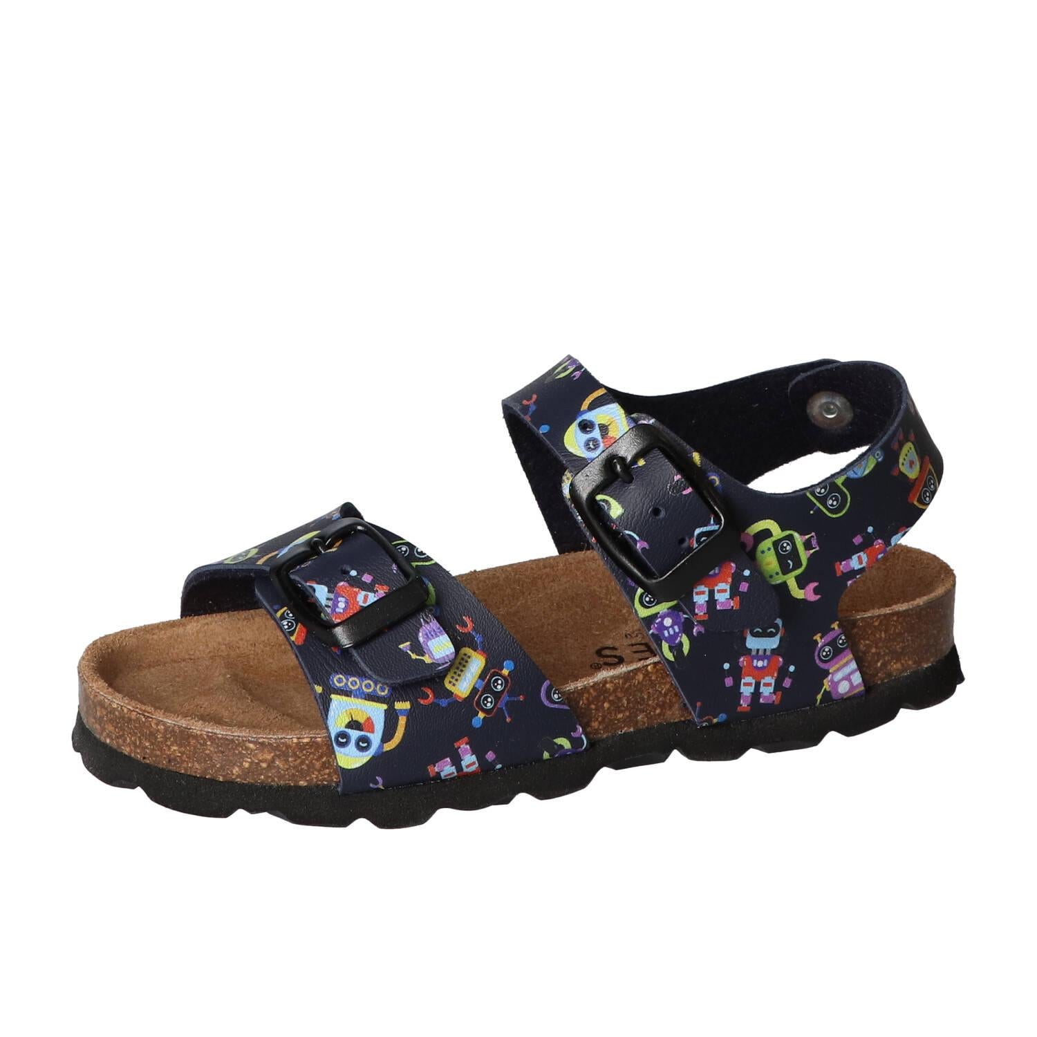 Sandales, bleu