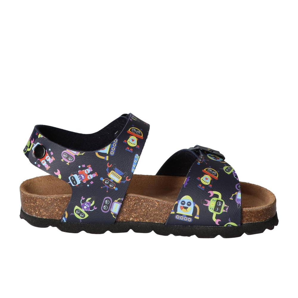 Sandales, bleu