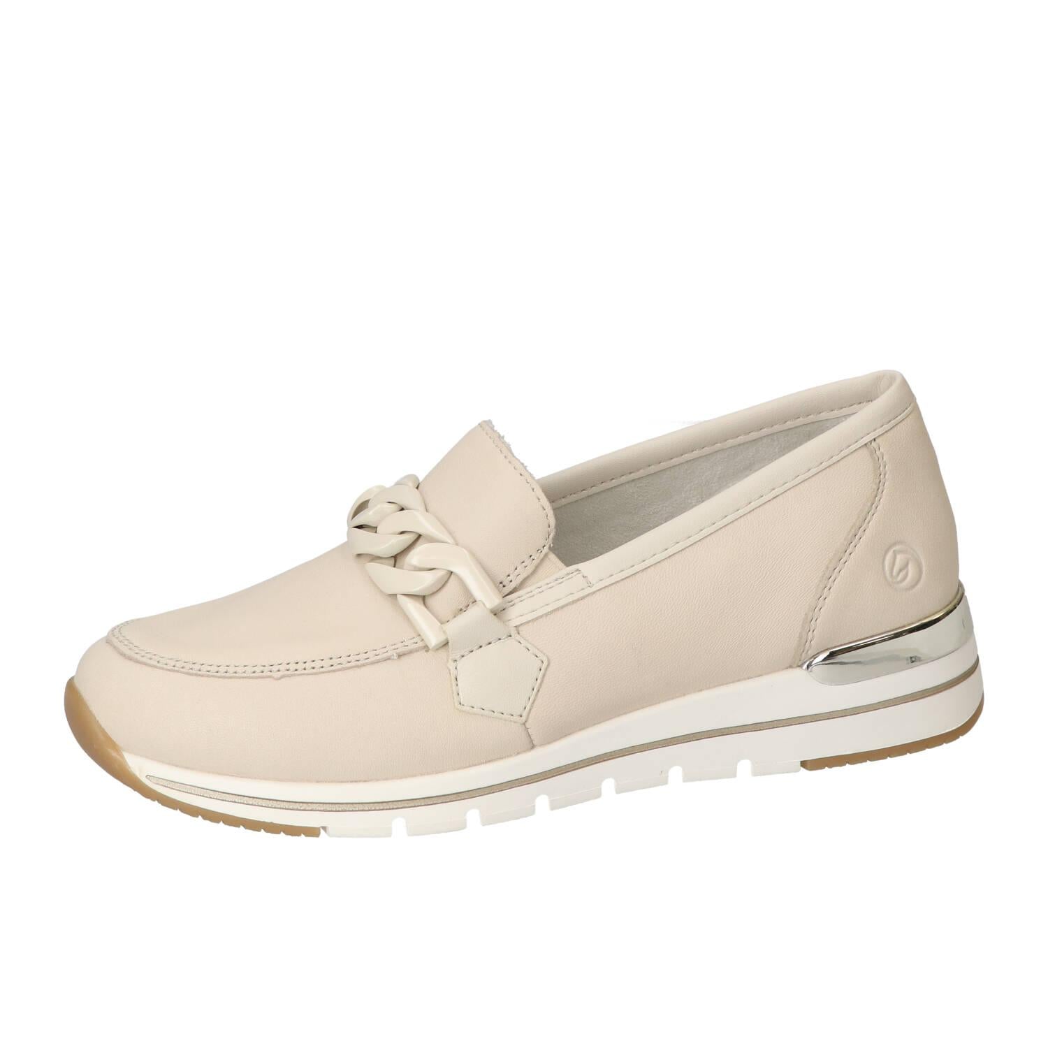 Chaussures à enfiler, blanc cassé
