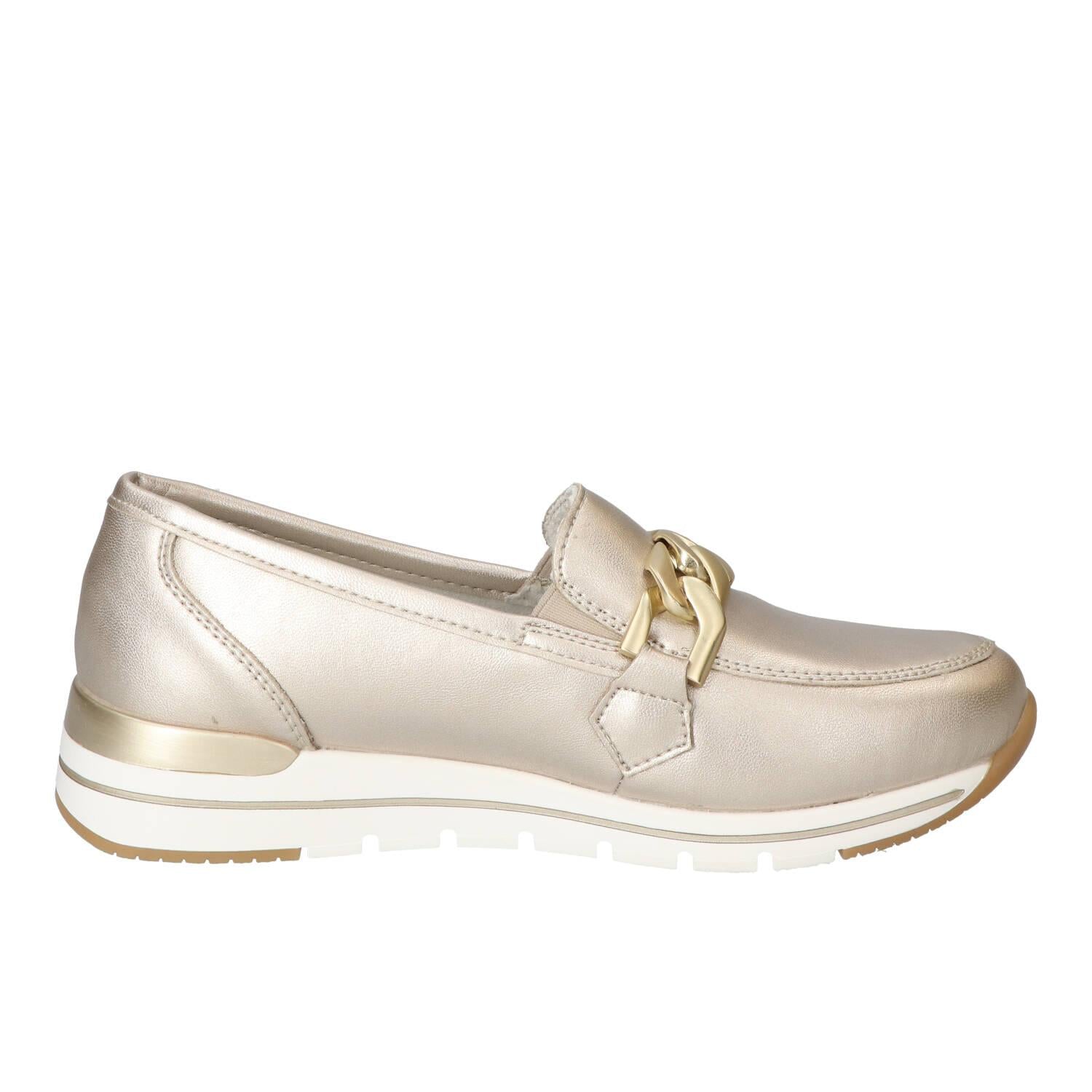 Chaussures à enfiler, Doré