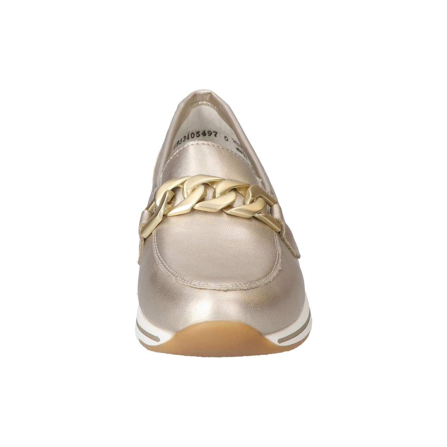 Chaussures à enfiler, Doré