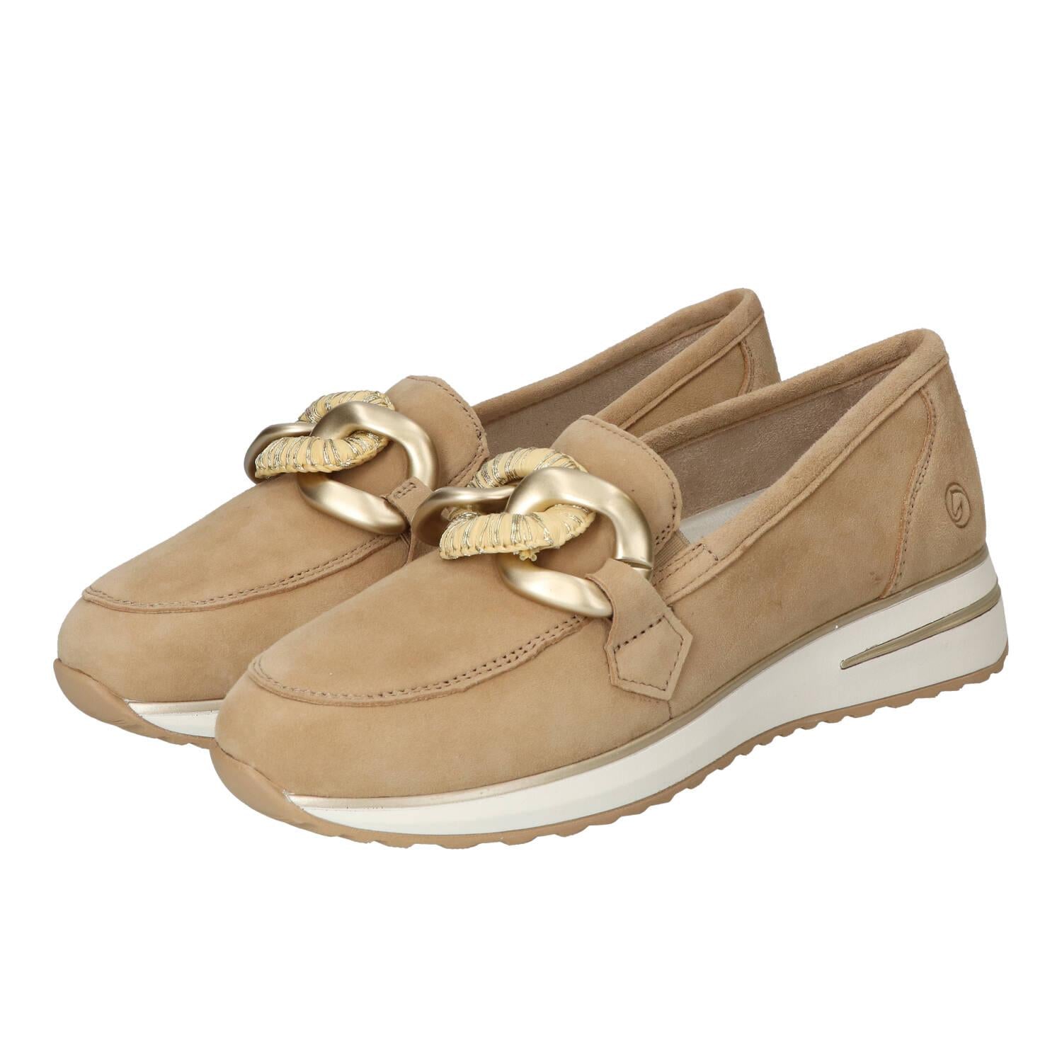 Chaussures à enfiler, Cognac