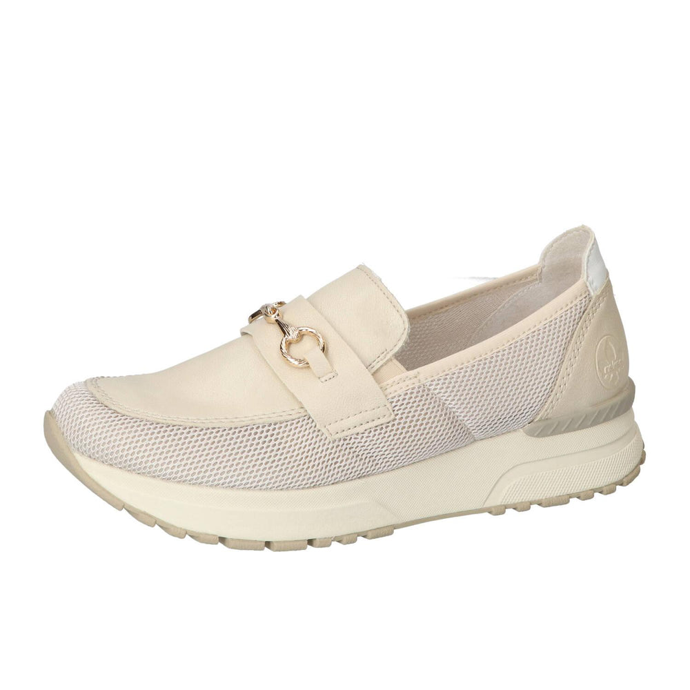 Chaussures à enfiler, blanc cassé