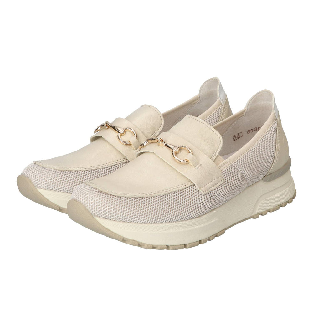 Chaussures à enfiler, blanc cassé