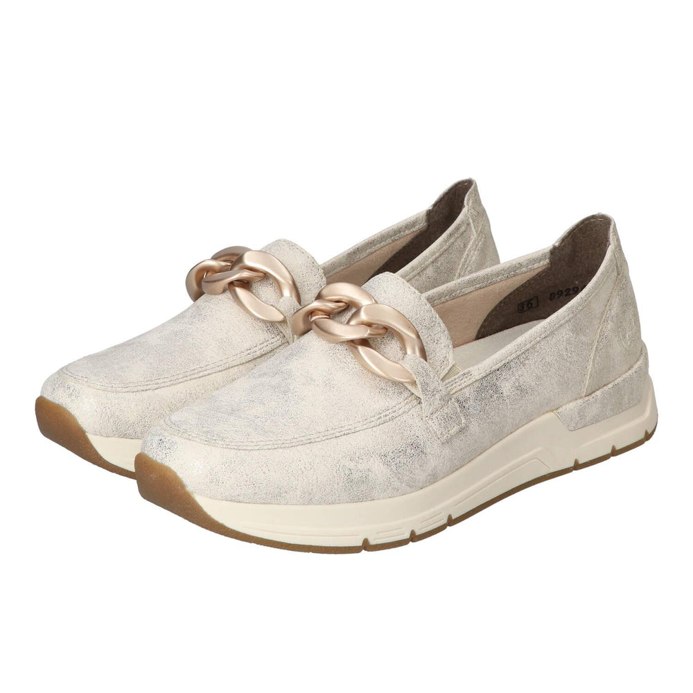 Chaussures à enfiler, Doré