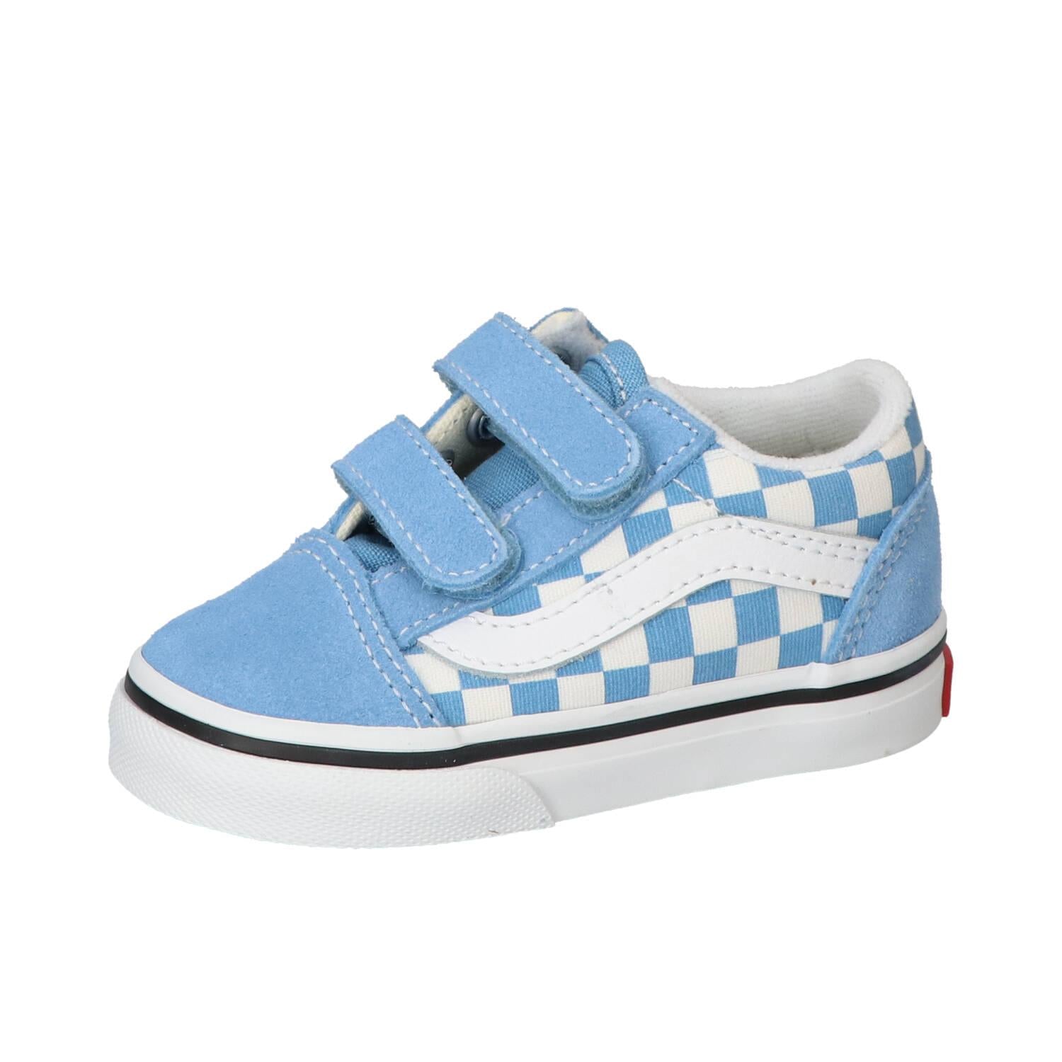 Baskets Velcro, bleu clair