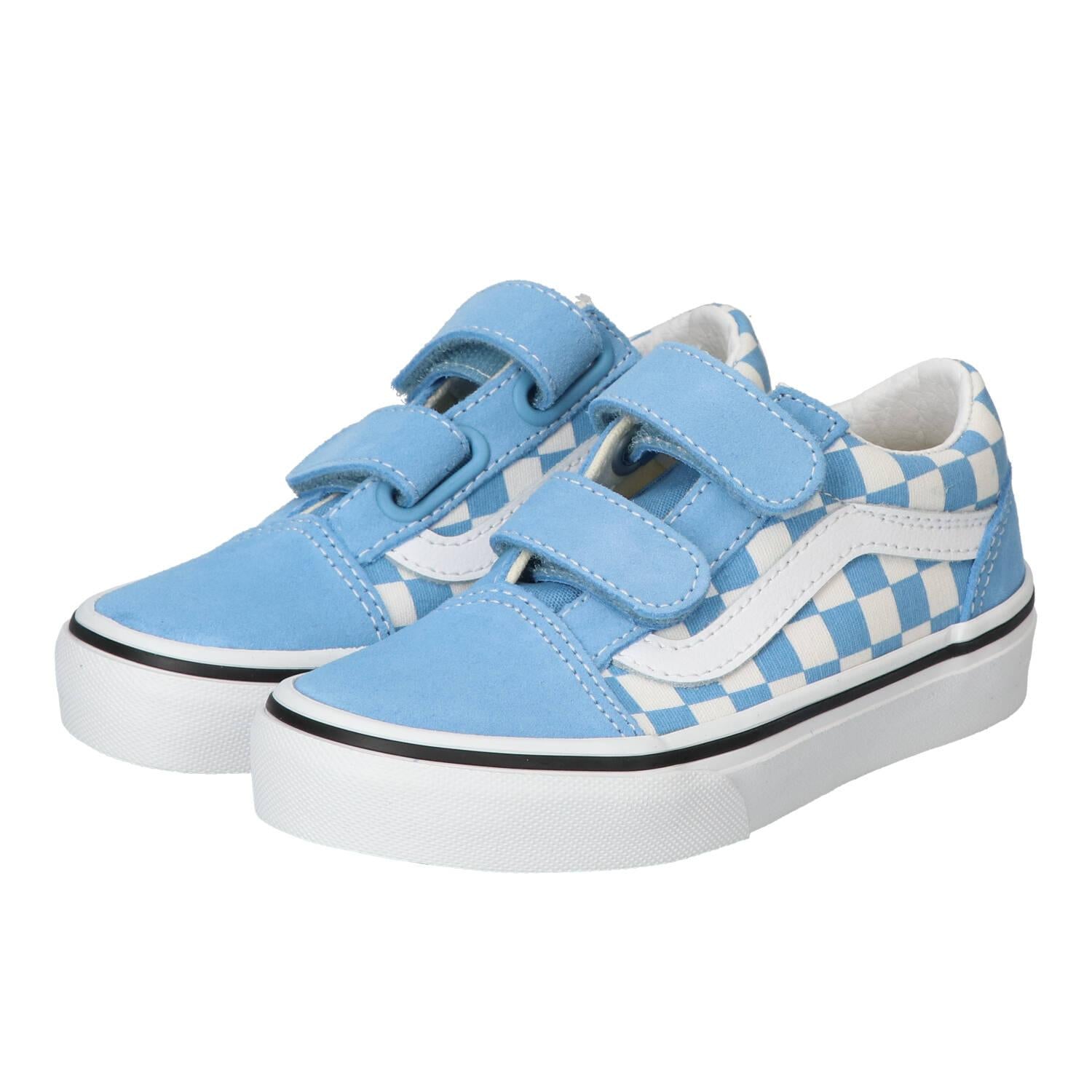 Baskets Velcro, bleu clair