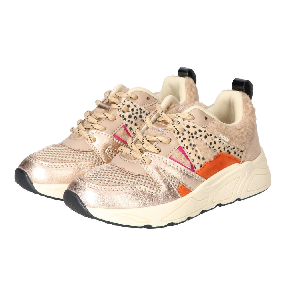 Baskets Lace, Beige Clair