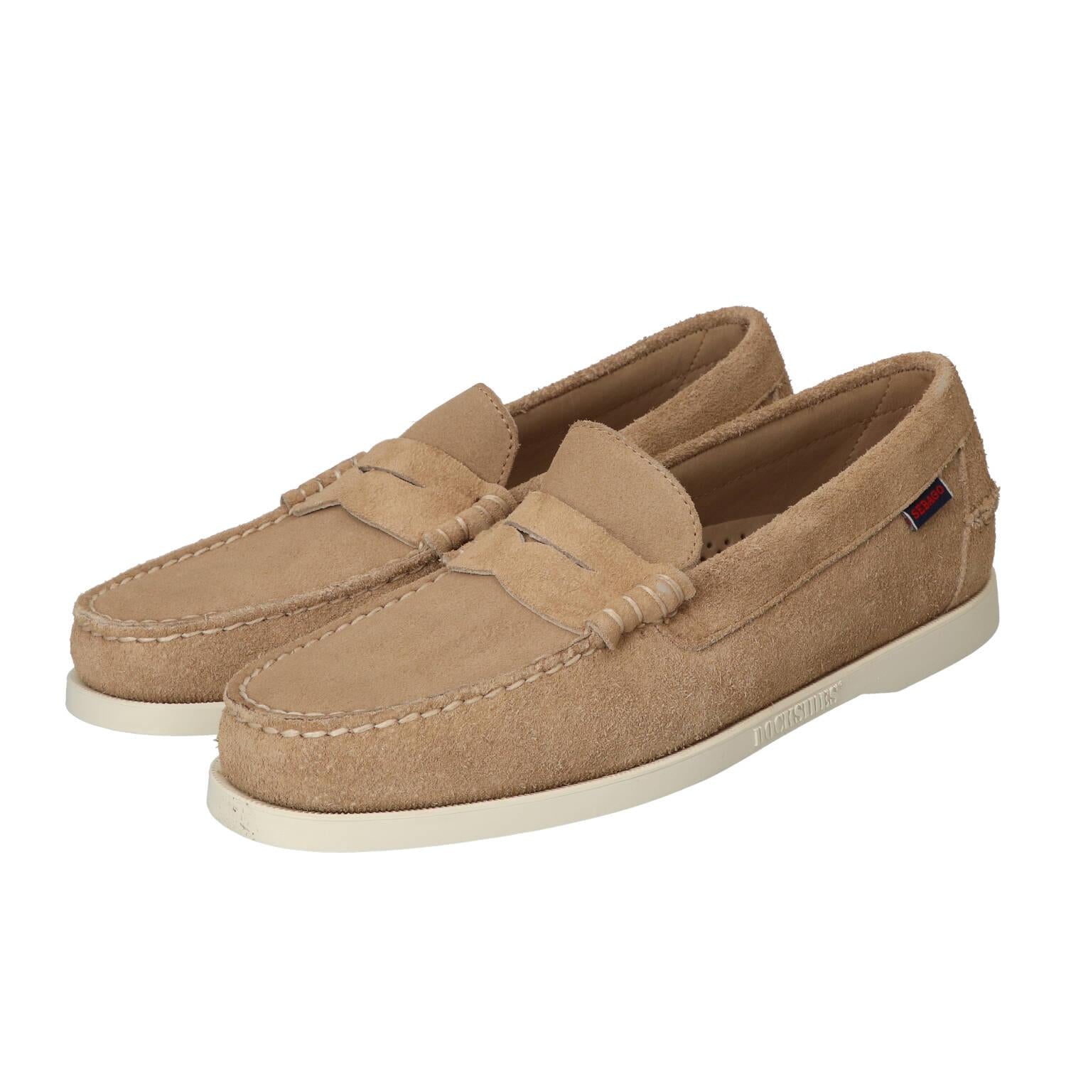 Chaussures à enfiler, Beige clair