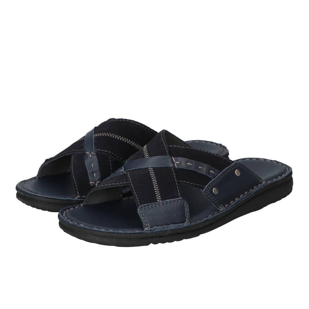 Slippers, Blauw