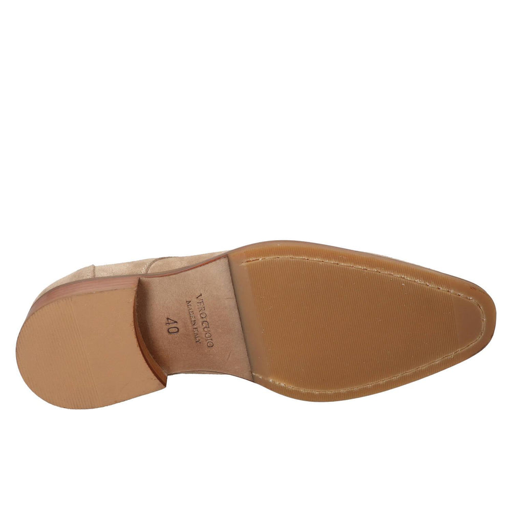Chaussures à lacets, Beige clair