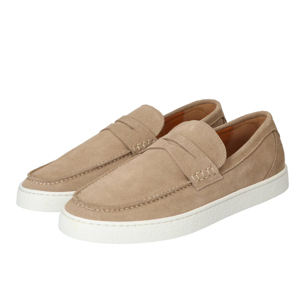 Chaussures à enfiler, Beige clair