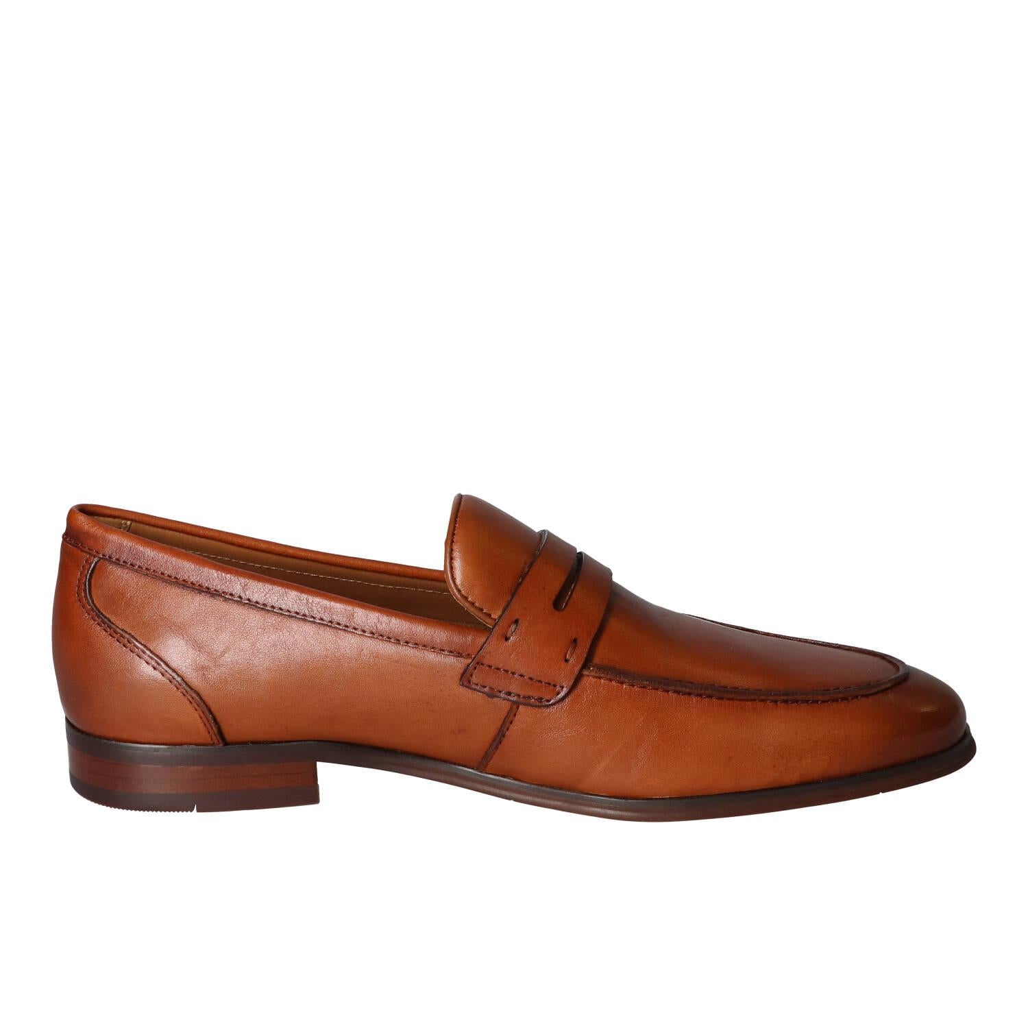 Chaussures à enfiler, Cognac