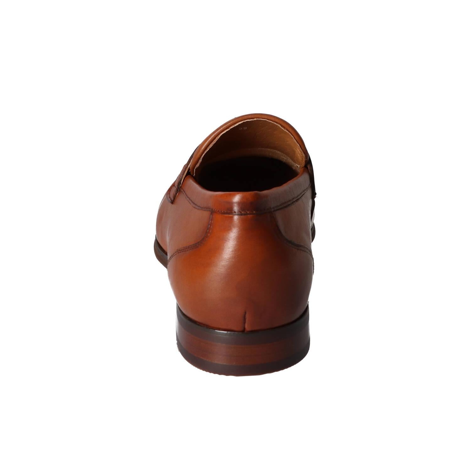 Chaussures à enfiler, Cognac