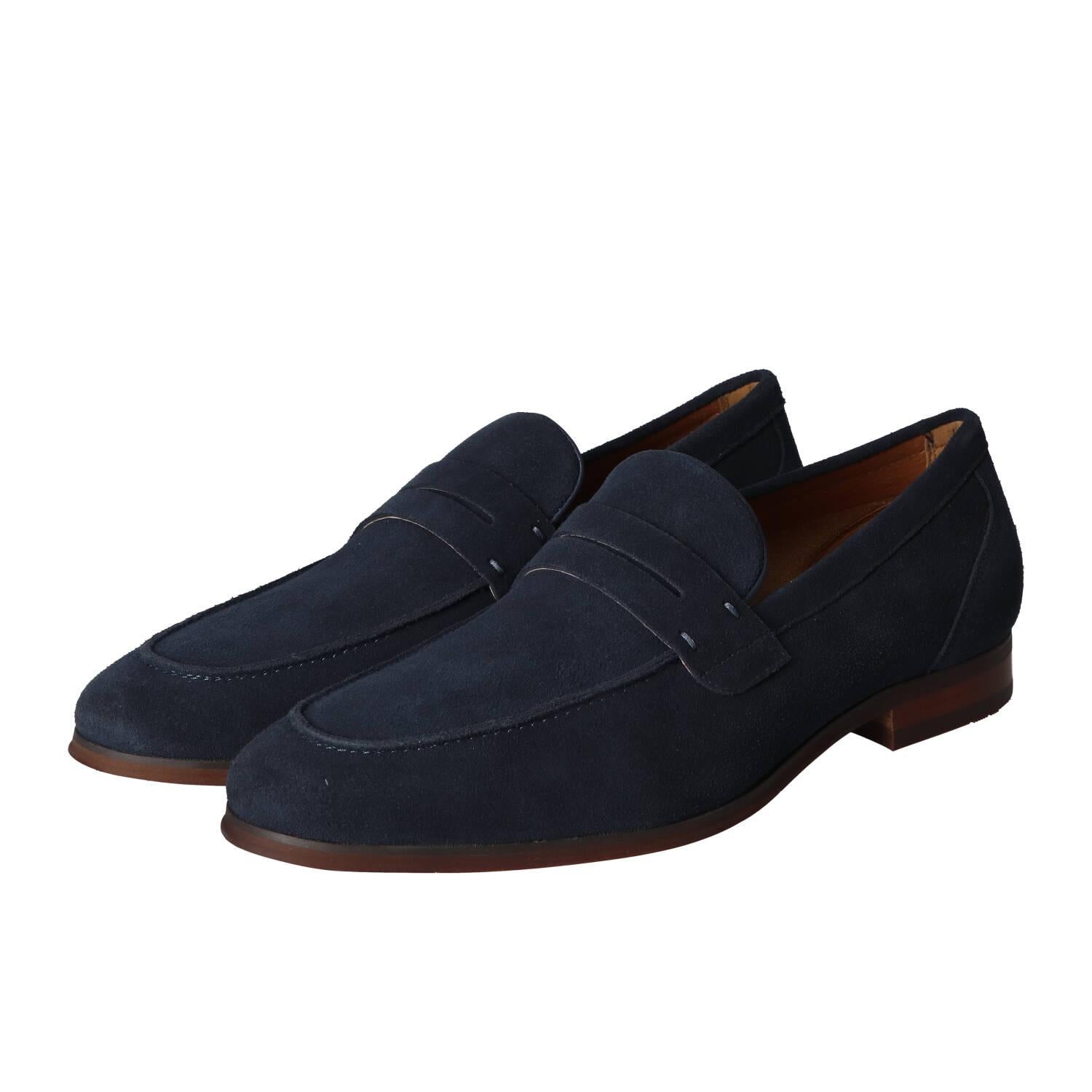 Chaussures à enfiler, Bleu