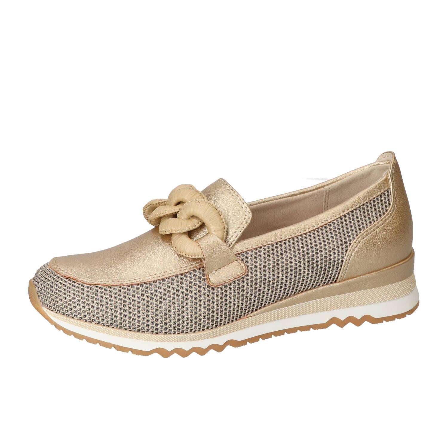Chaussures à enfiler, Doré