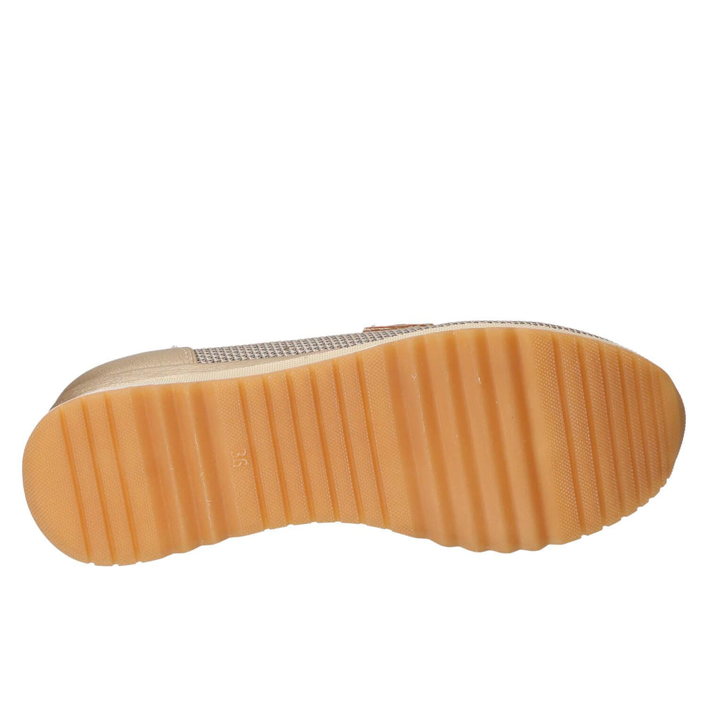 Chaussures à enfiler, Doré