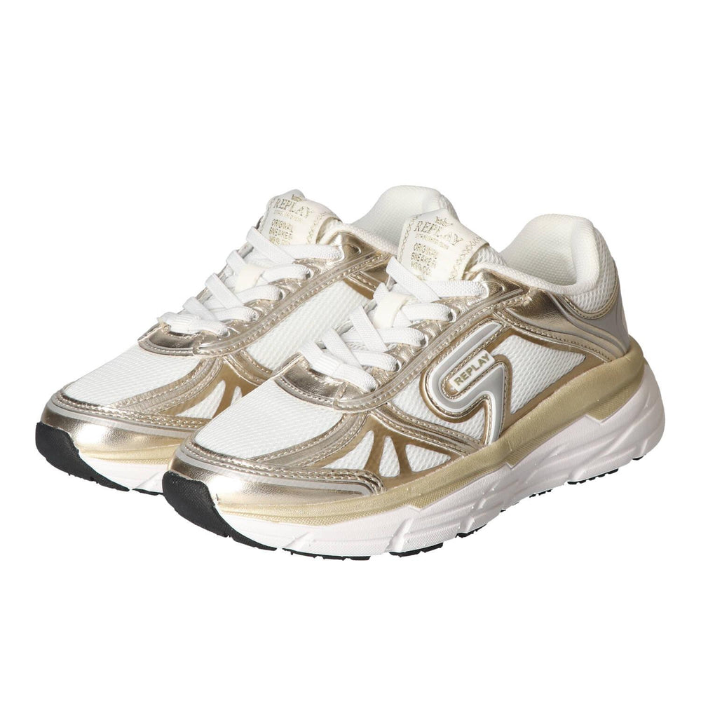 Sneakers Veter, Goud