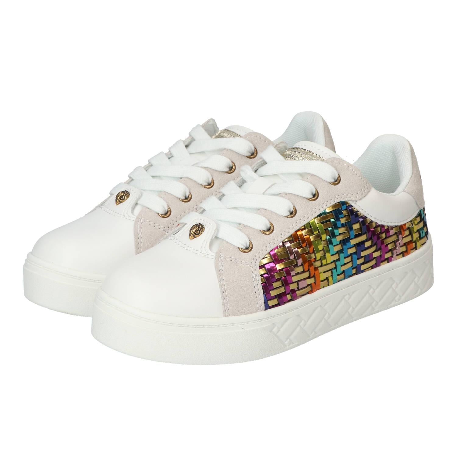 Baskets Lacets, Multicolore