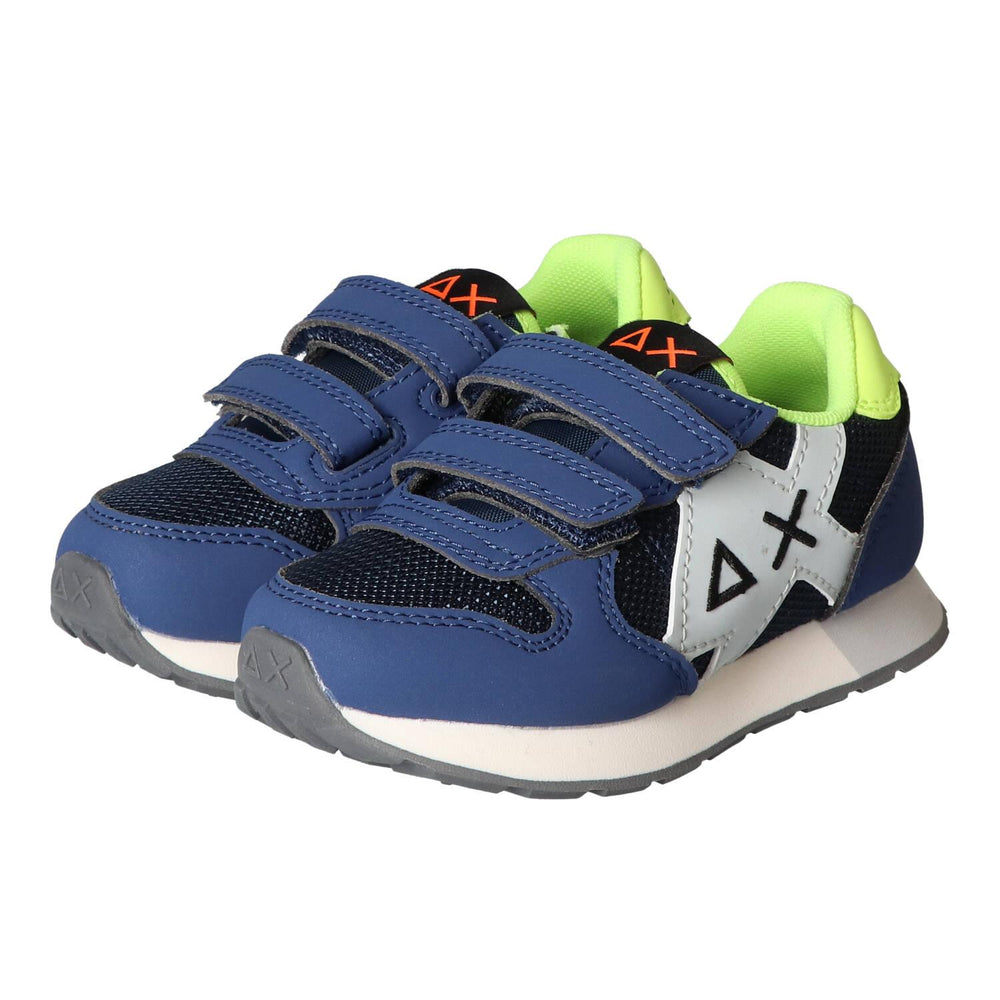 Baskets Velcro, bleu