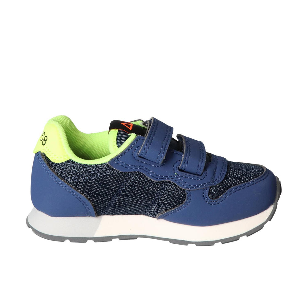 Baskets Velcro, bleu