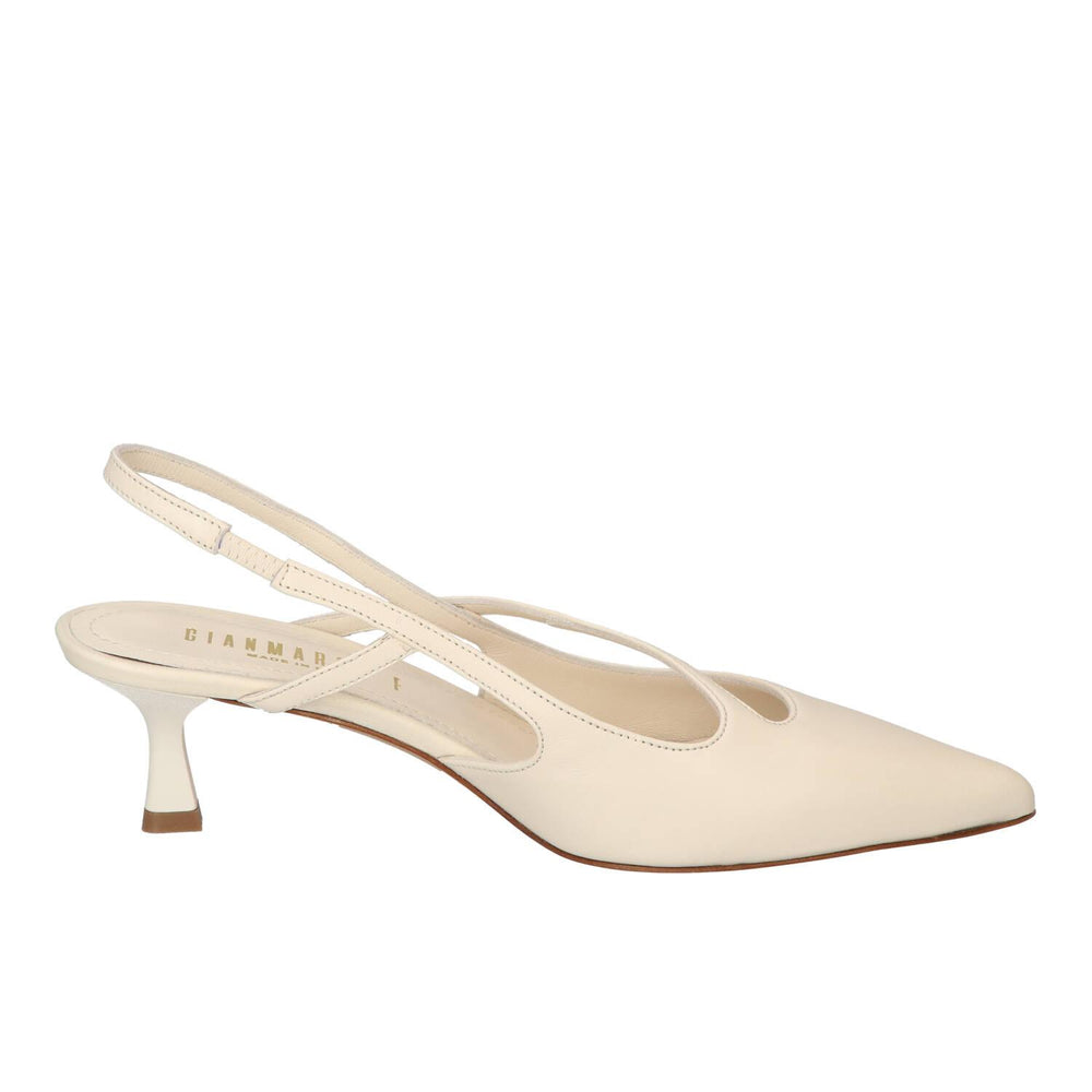 Slingback, beige clair