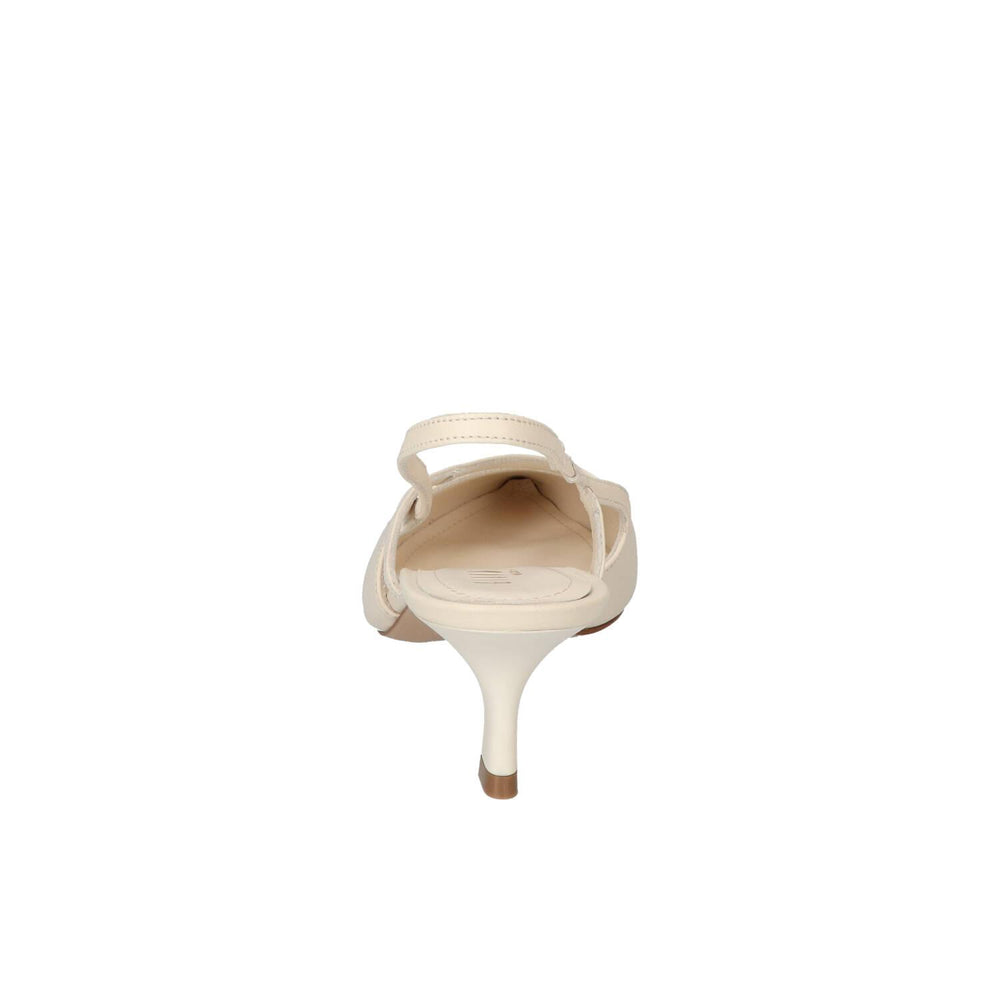 Slingback, beige clair