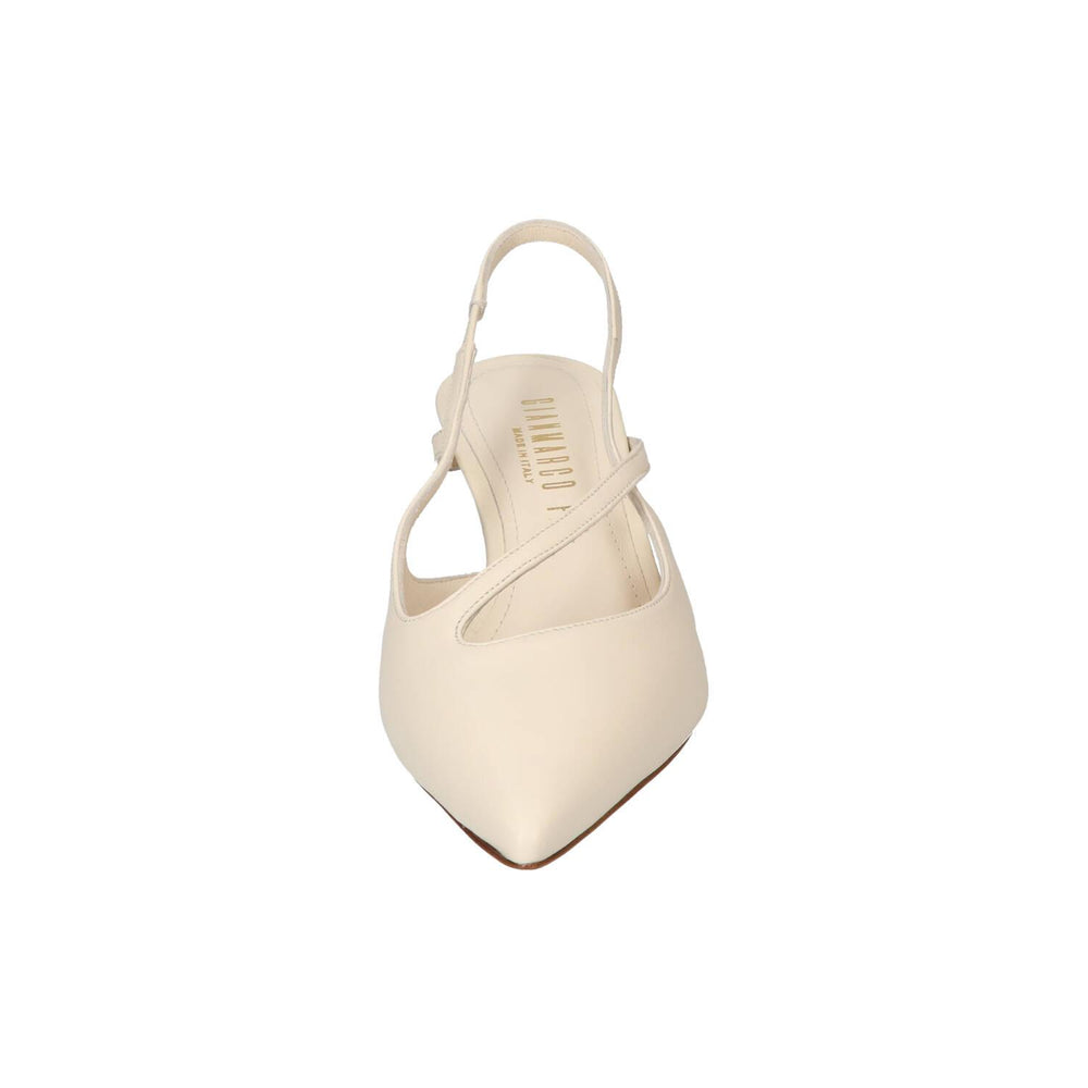 Slingback, beige clair