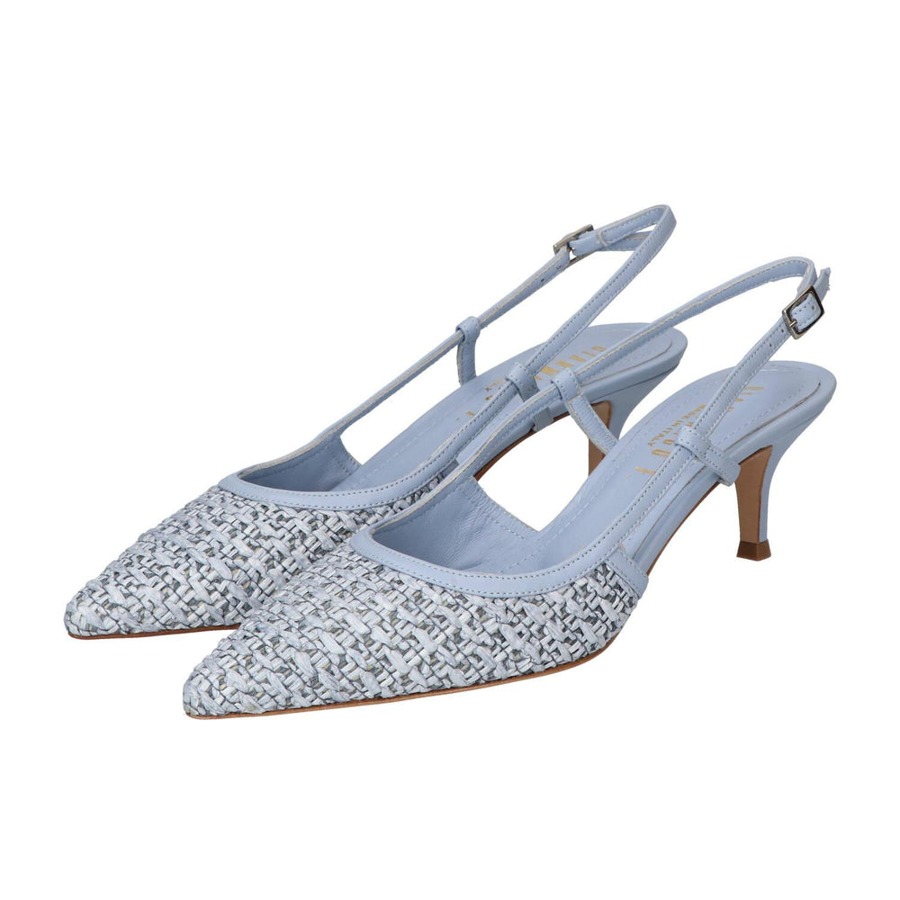 Slingback, bleu clair
