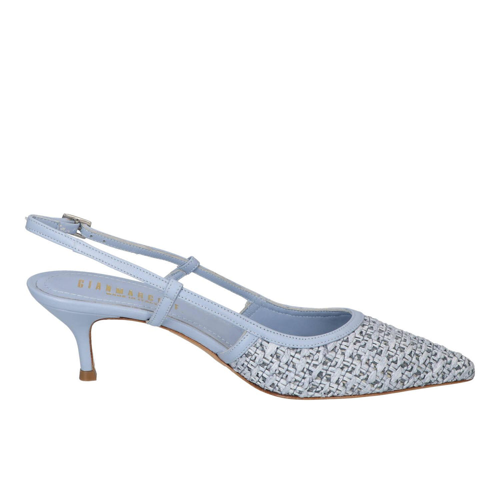 Slingback, bleu clair