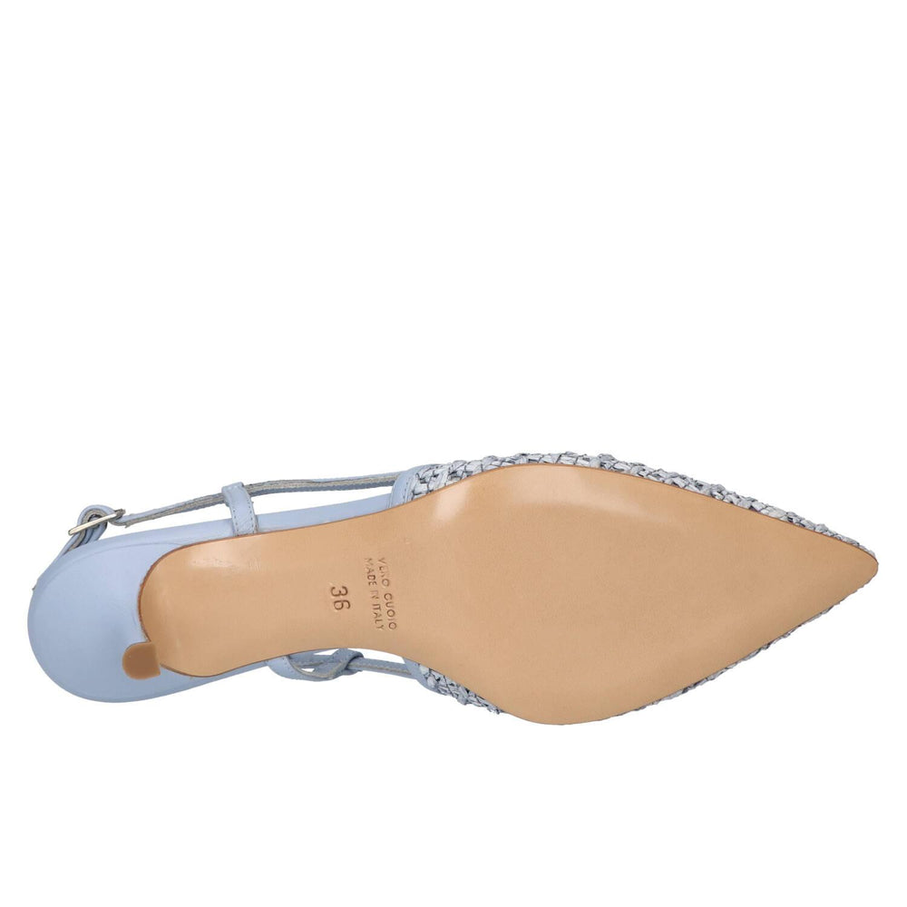 Slingback, bleu clair