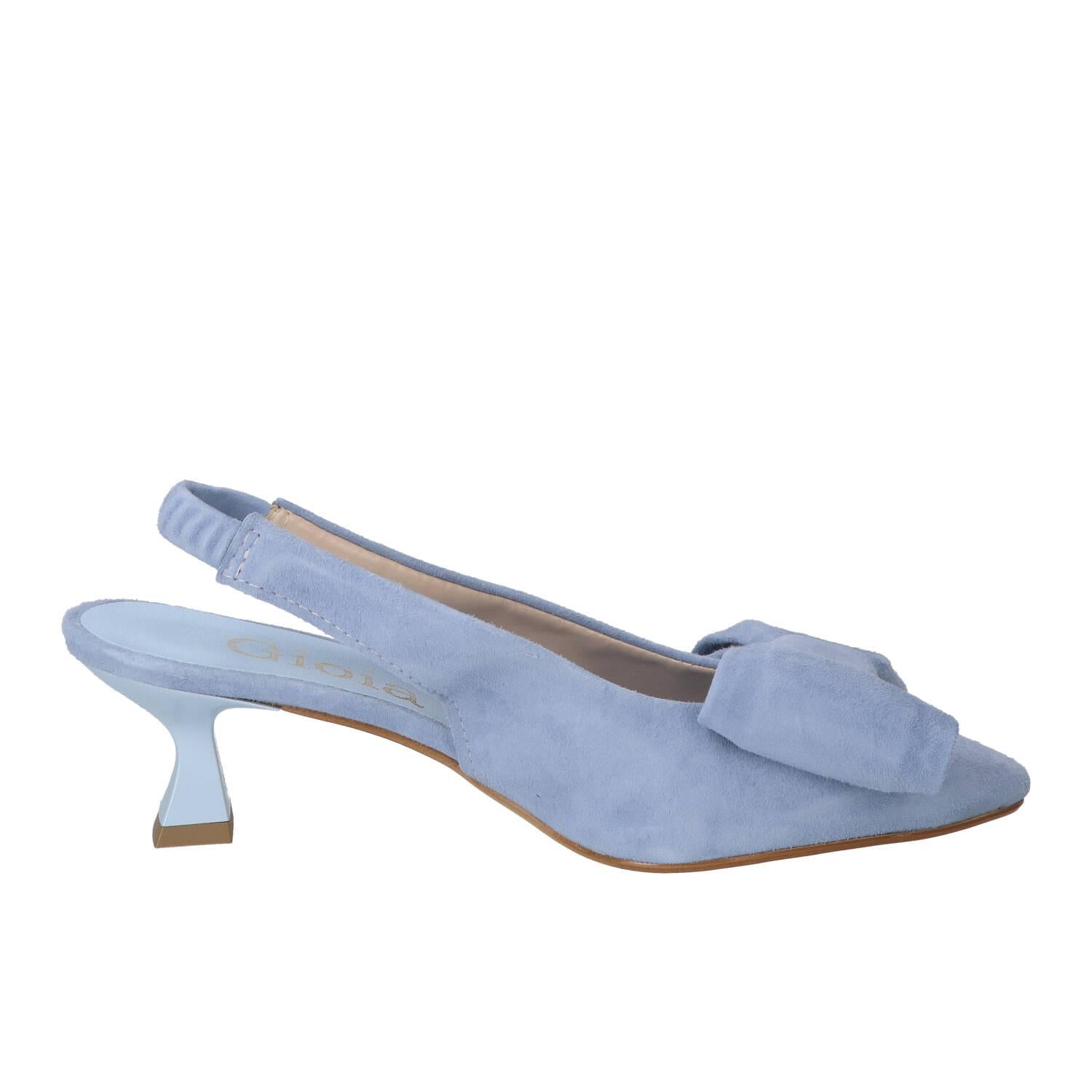 Slingback, Lichtblauw
