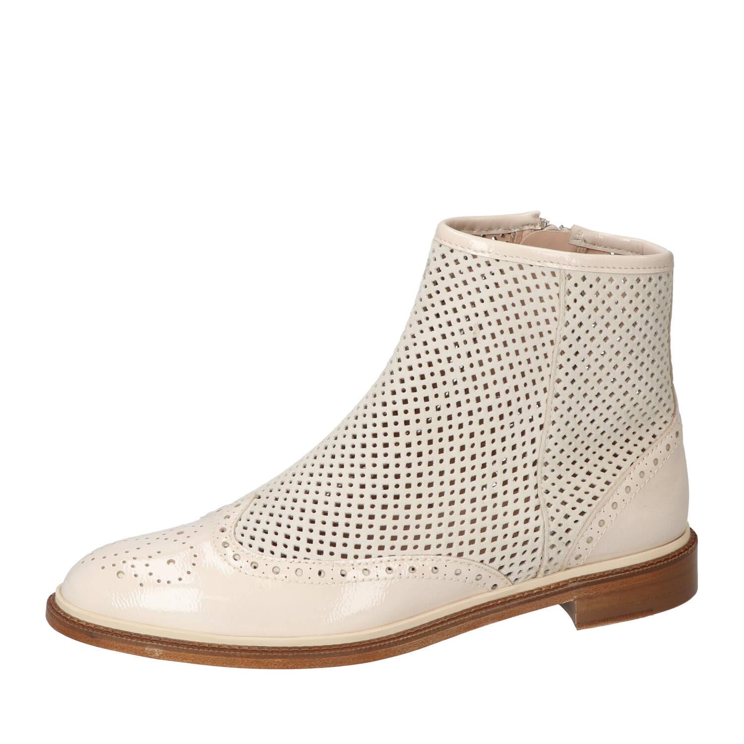 Booties, Lichtbeige