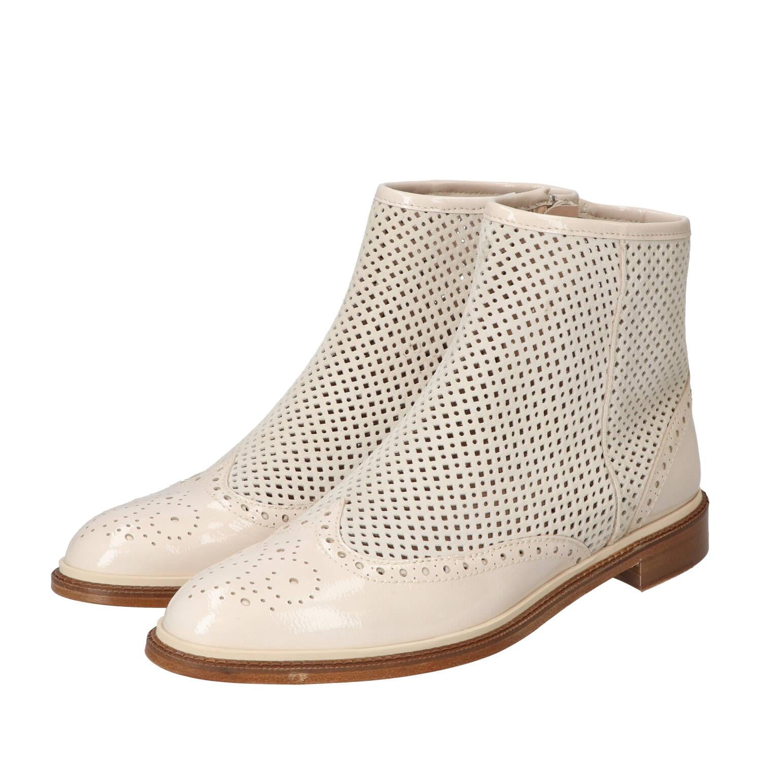 Booties, Lichtbeige