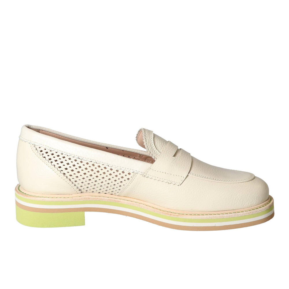 Chaussures à enfiler, Beige clair