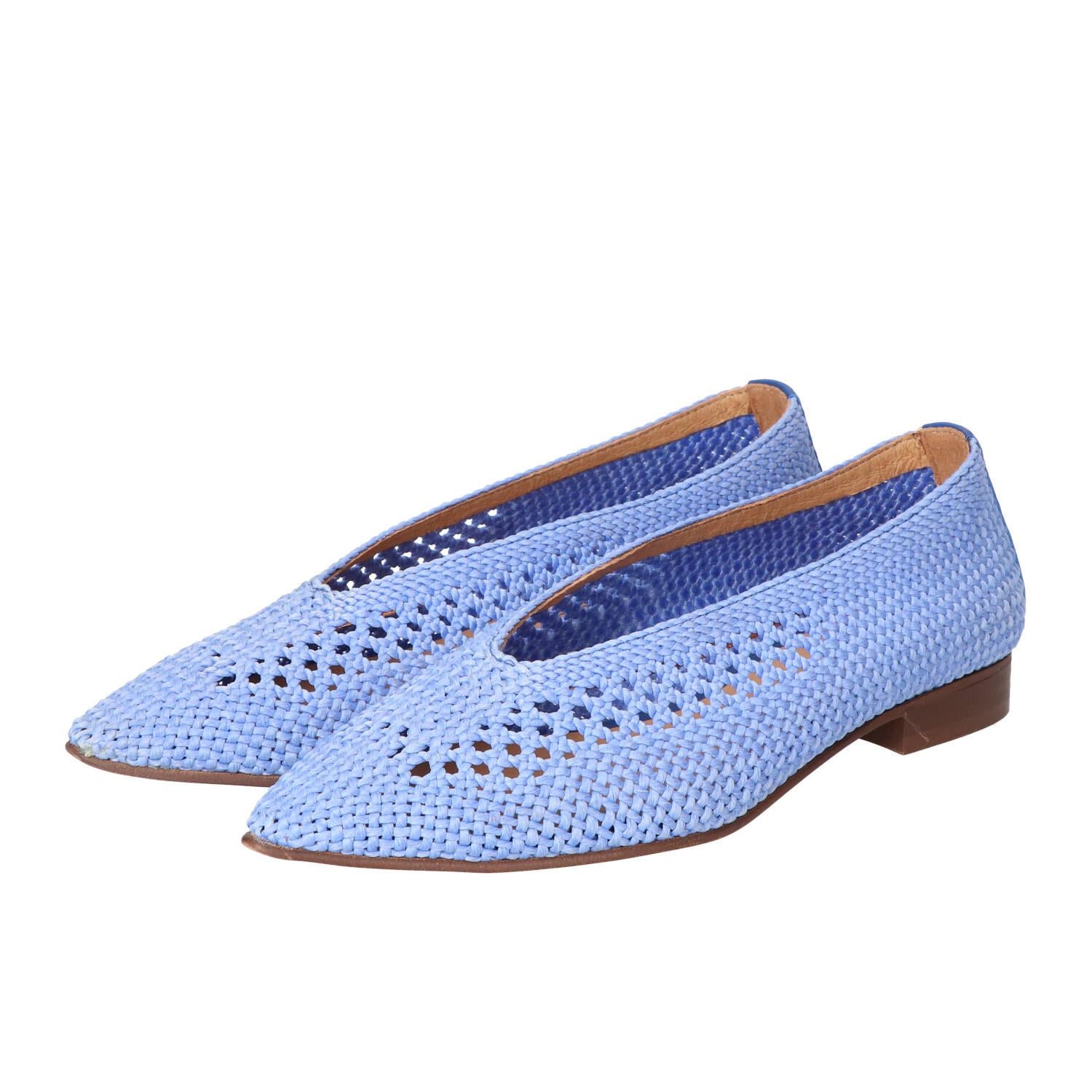 Chaussures à enfiler, bleu clair