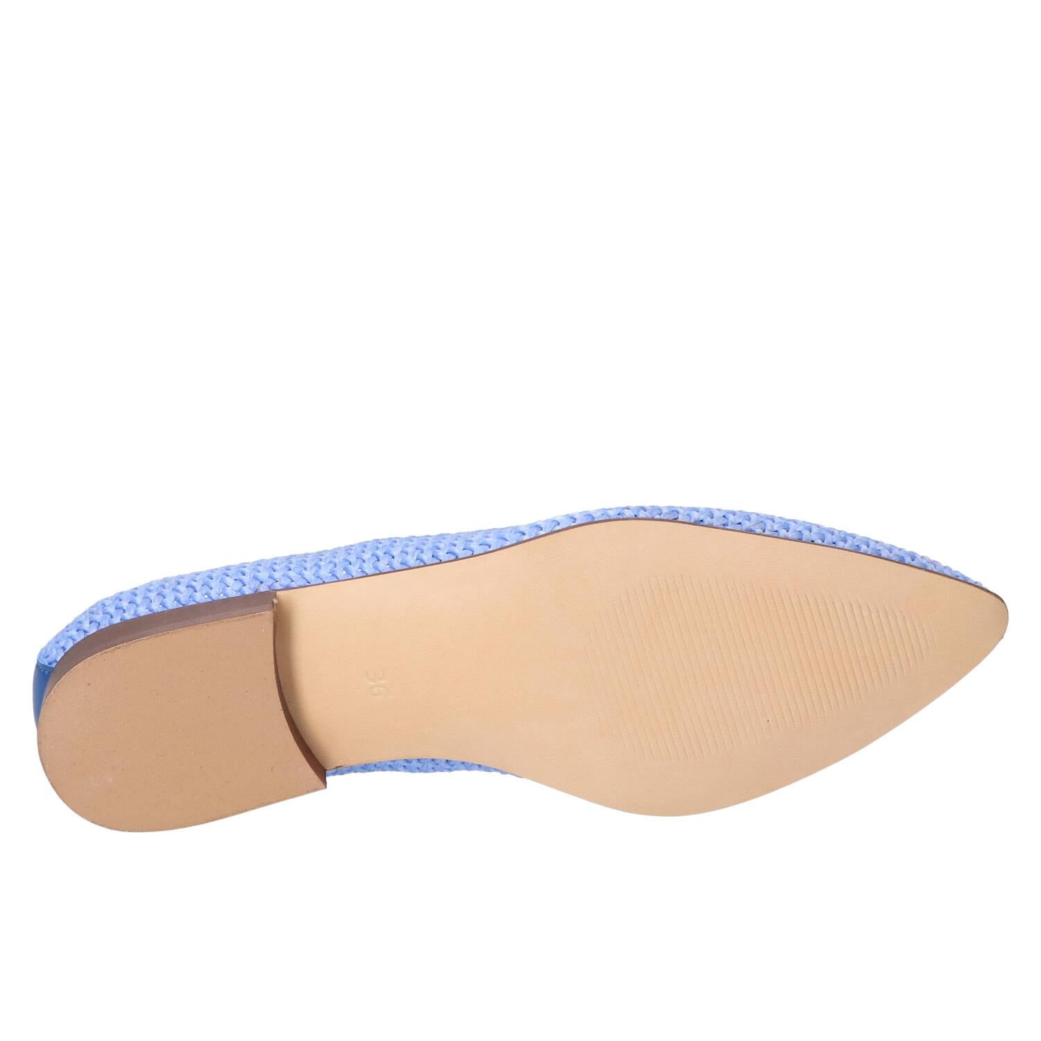 Chaussures à enfiler, bleu clair
