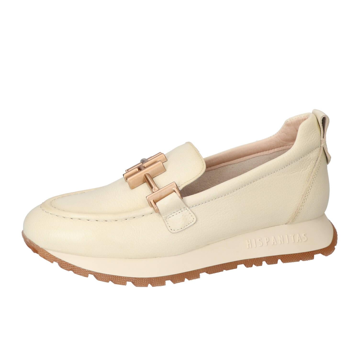 Chaussures à enfiler, Beige clair