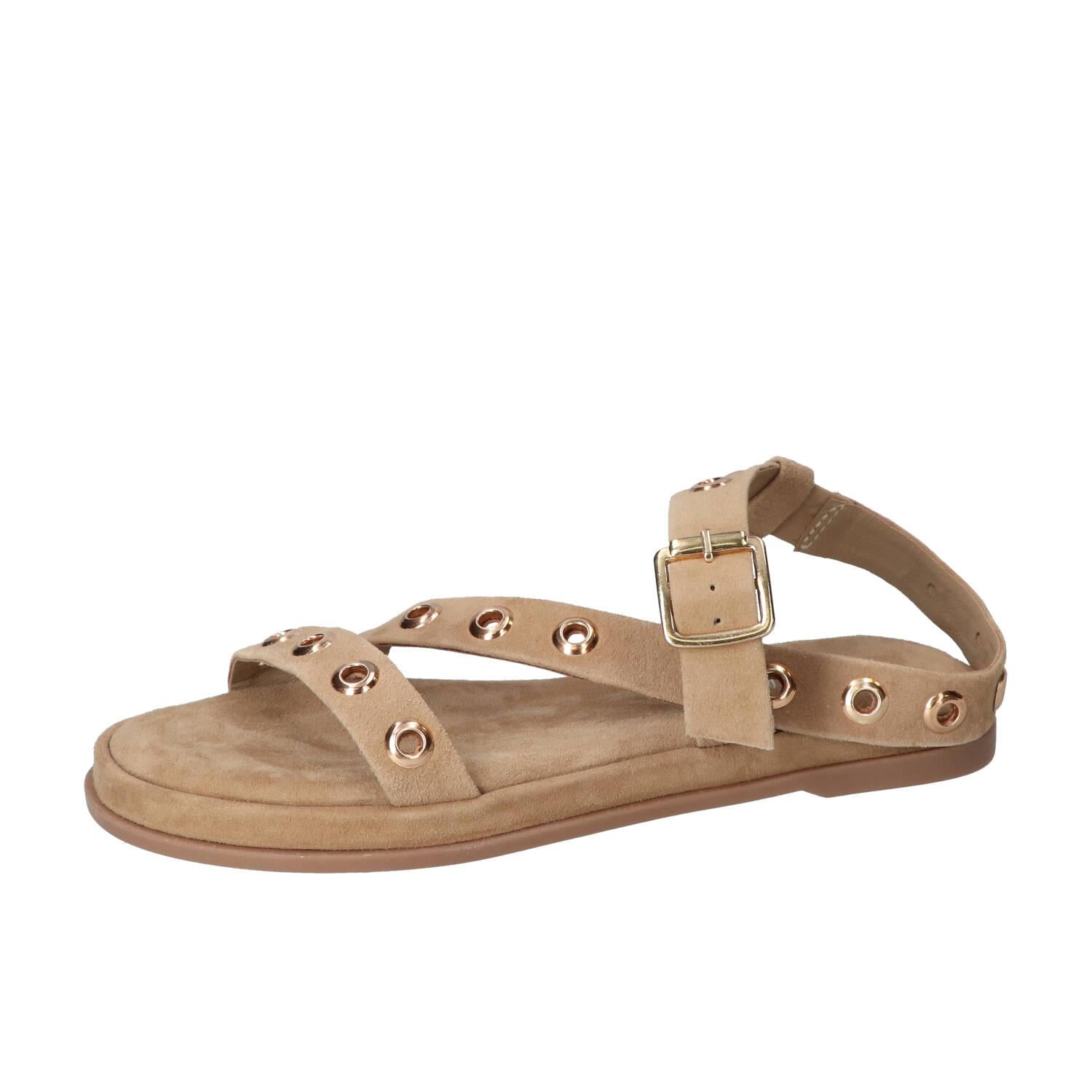 Sandalen, Taupe