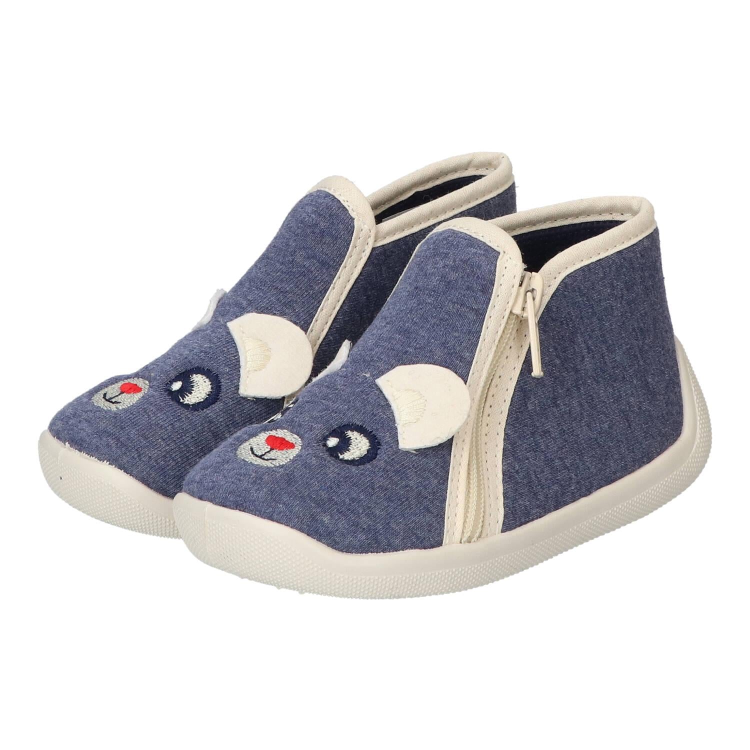 Chaussons, Bleu
