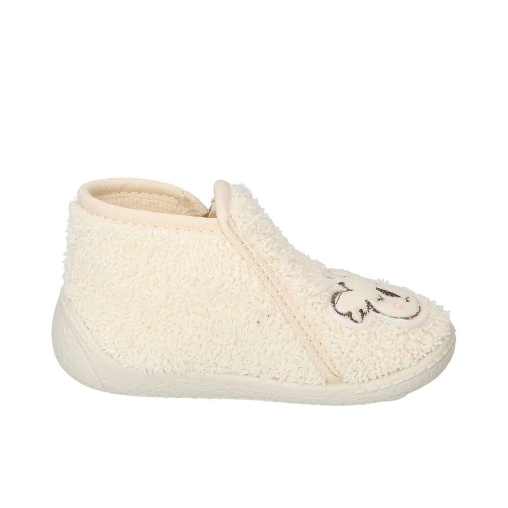 Chaussons, blanc cassé
