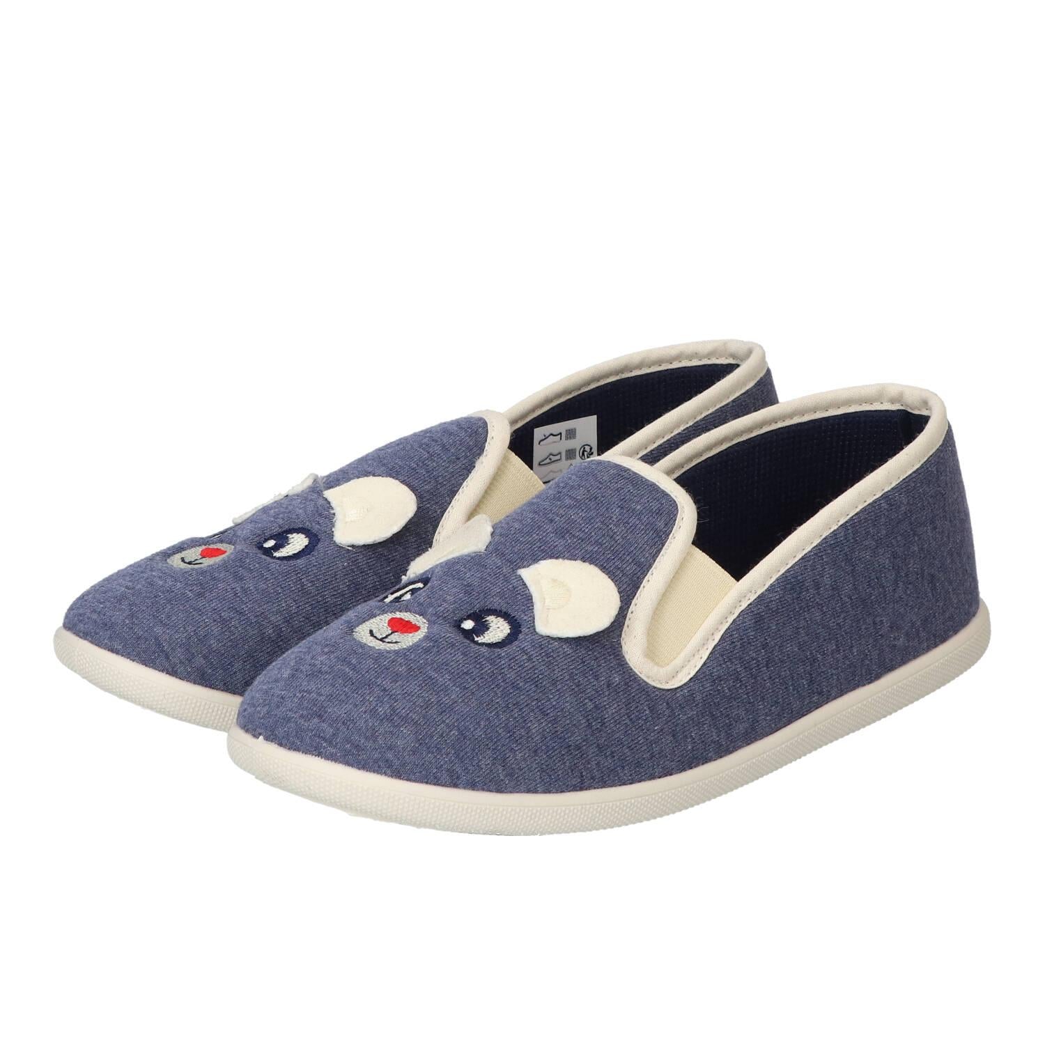 Chaussons, Bleu