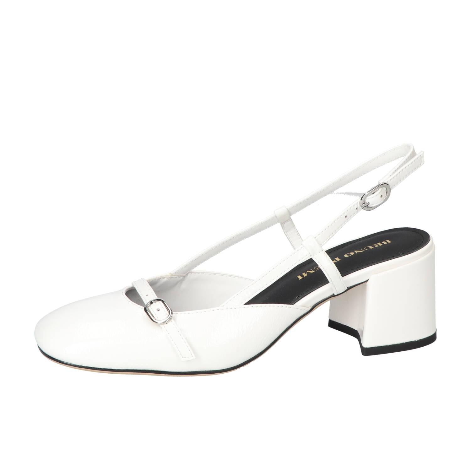 Slingback, blanc