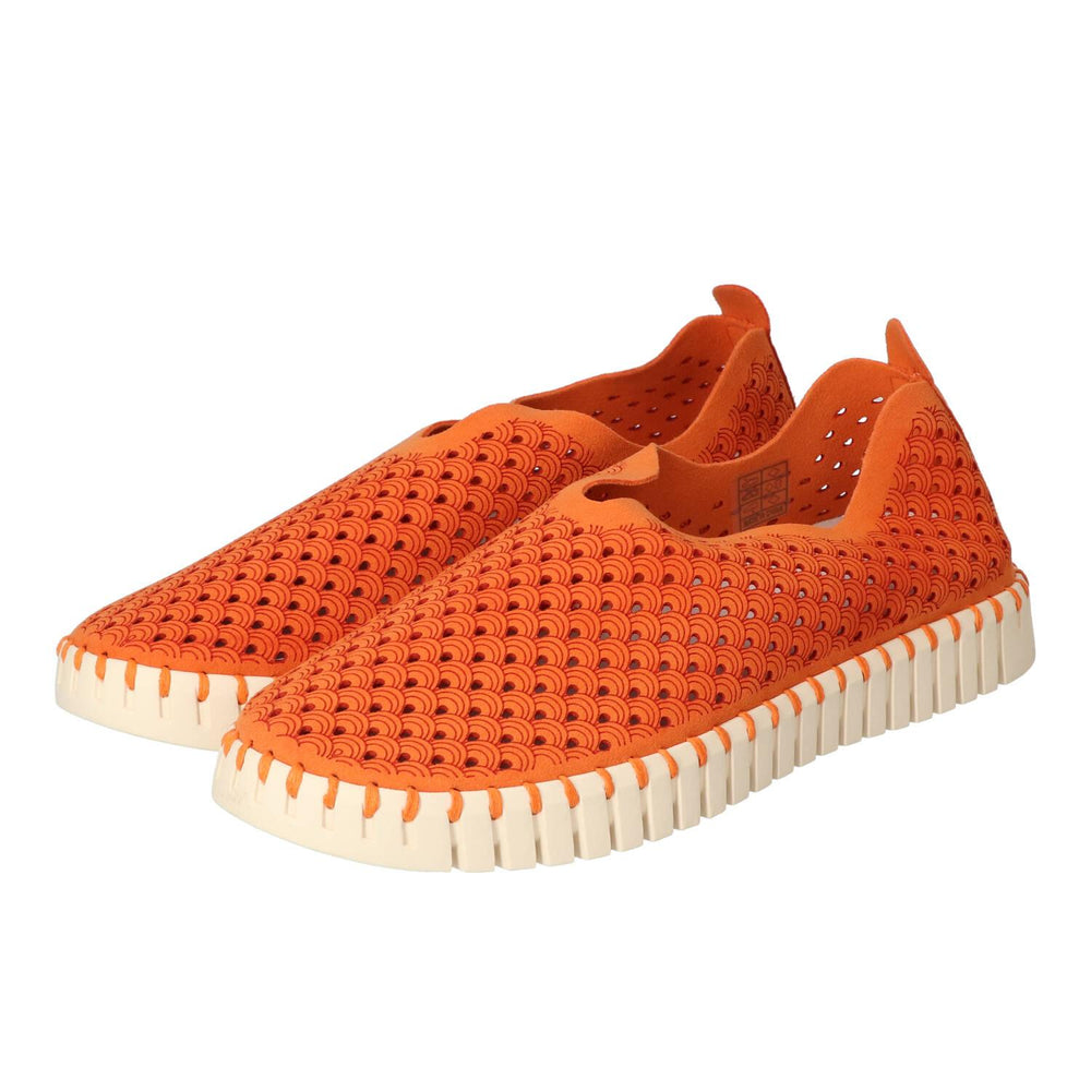 Chaussures à enfiler, Orange