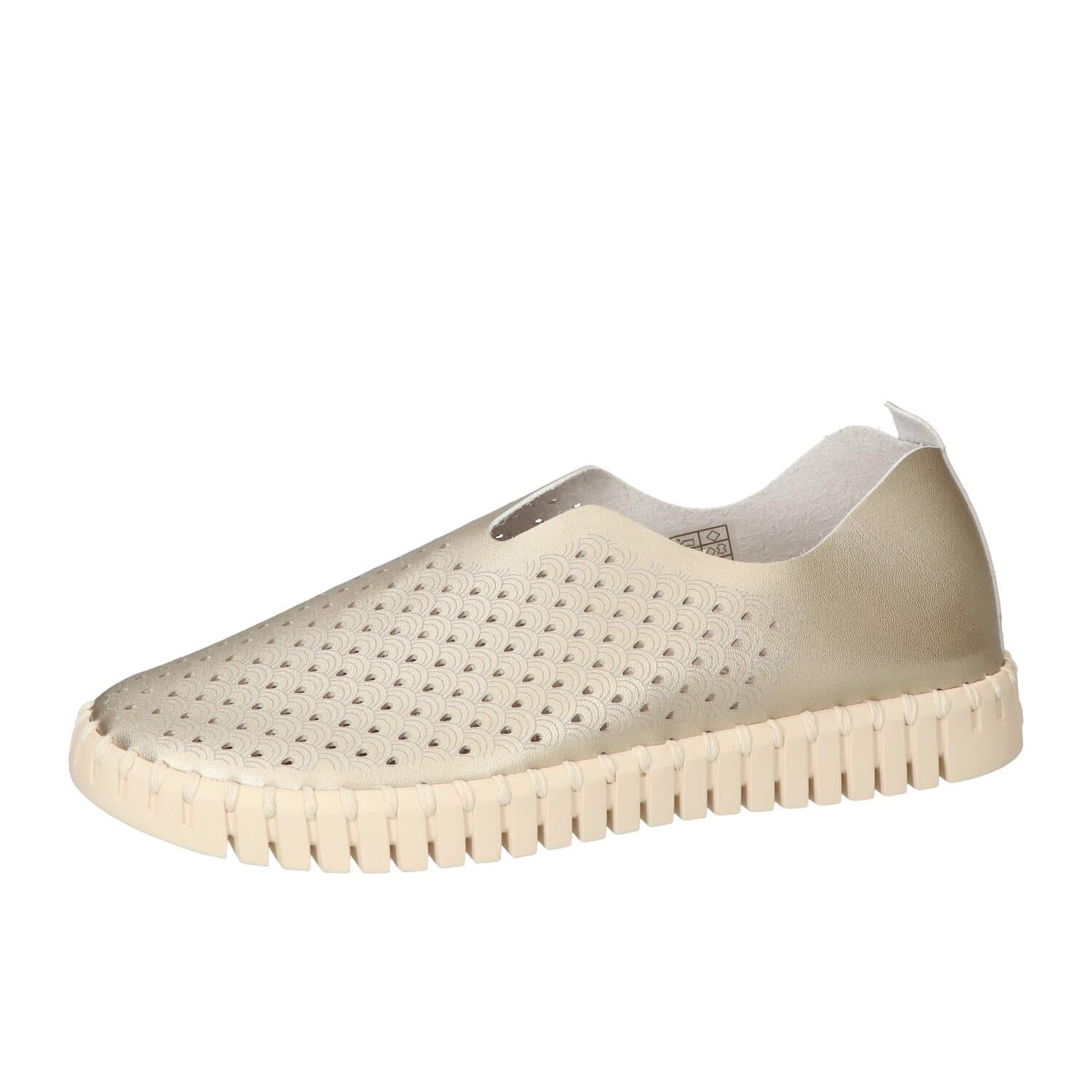 Chaussures à enfiler, Doré